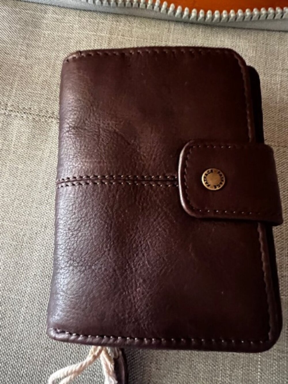 Leather Clutch Wallet Fat Face NWT